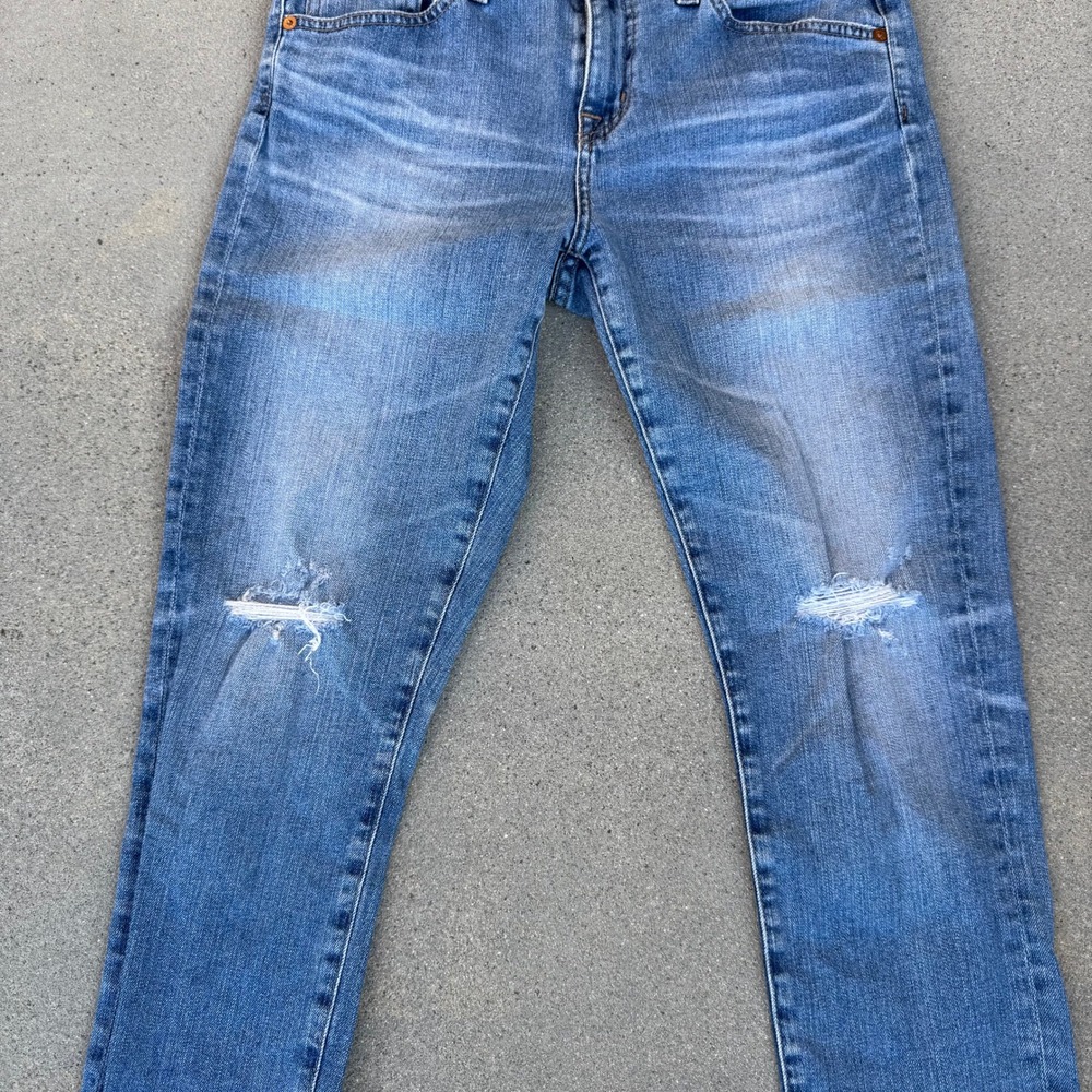 AG Adriano Goldschmied The Ex-Boyfriend Slim Distressed Blue‎ Jeans 26R - Picture 5 of 13